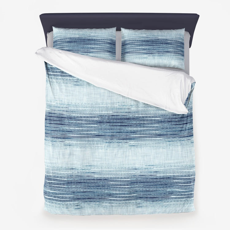 Indigo Ikat Duvet Set