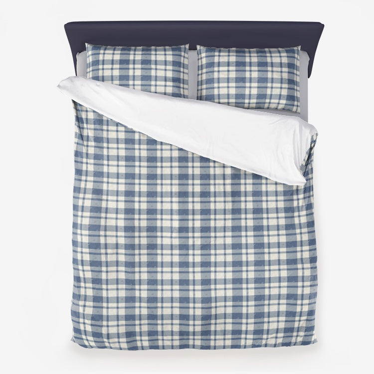 French Plaid Duvet Set