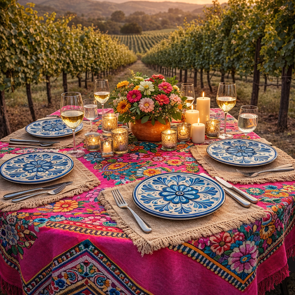 Spanish Talavera bone china