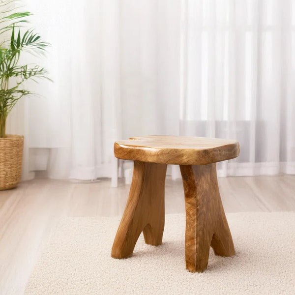 Minnick Solid Wood Accent Stool