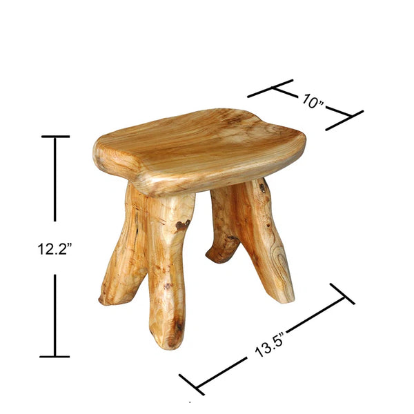 Minnick Solid Wood Accent Stool