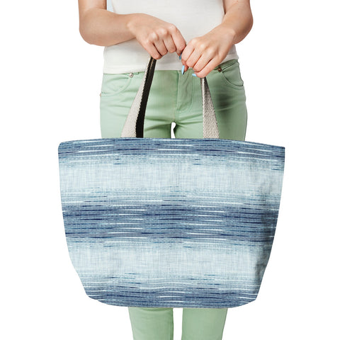 Indigo Ikat Tote